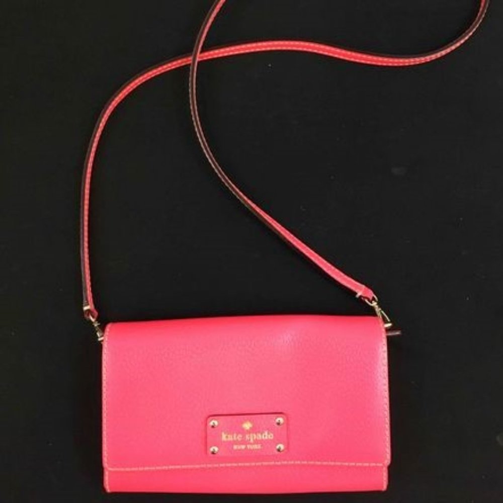 KATE SPADE Beautiful Chic Neon Pink Small Purse